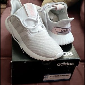Adidas 9.5 women's sneakers grey pink